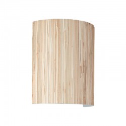 67331-001 Black Wall Lamp with Natural Seagrass Shade 67331-001 Black Wall Lamp with Natural Seagrass Shade