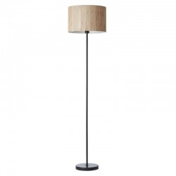 67335-001 Black Floor Lamp with Natural Seagrass Shade 67335-001 Black Floor Lamp with Natural Seagrass Shade