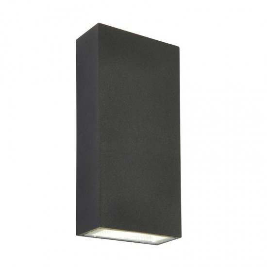 7691-001 Anthracite Up & Down LED Wall Lamp