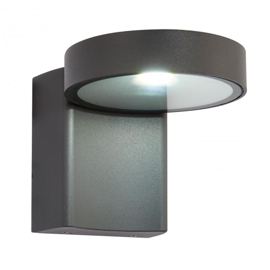 7692-001 Anthracite Grey Up & Down LED Wall Lamp