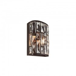 7311-001 Dark Bronze Wall Lamp with Crystal 7311-001 Dark Bronze Wall Lamp with Crystal