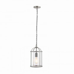 7404-001 Satin Nickel 1 Light Lantern Pendant 7404-001 Satin Nickel 1 Light Lantern Pendant