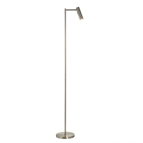 71568-001 Satin Nickel LED Floor Lamp