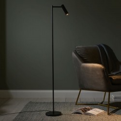 71589-001 Matt Black LED Floor Lamp