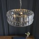 71640-001 Bright Nickel 3 Light Pendant with Crystal 71640-001 Bright Nickel 3 Light Pendant with Crystal