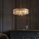 71641-001 Bright Nickel 5 Light Pendant with Crystal 71641-001 Bright Nickel 5 Light Pendant with Crystal