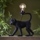 71653-001 Matt Black Capuchin Table Lamp