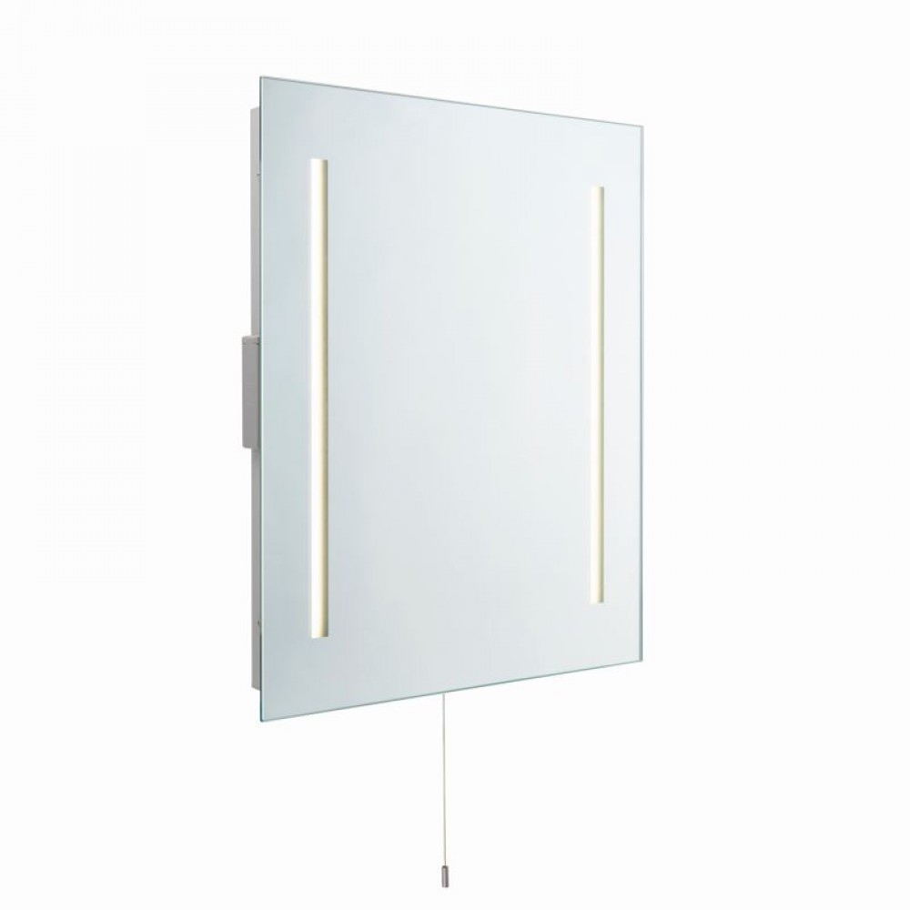 Bathroom mirror light with deals pull cord