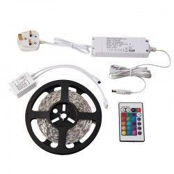 41775-001 LED Multicolours Strip Lighting Kit 5m 24W 41775-001 LED Multicolours Strip Lighting Kit 5m 24W