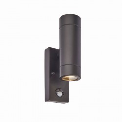 54567-001 Outdoor Black Up & Down PIR Wall Lamp 54567-001 Outdoor Black Up & Down PIR Wall Lamp