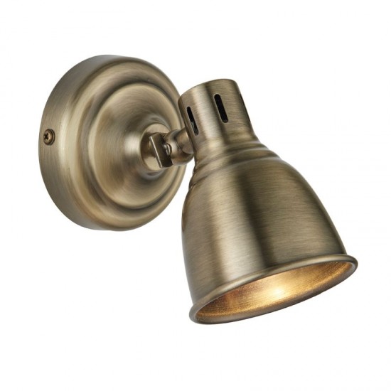 50817-001 Antique Brass Spotlight