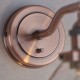 50847-001 Aged Copper Wall Lamp with Clear Glass