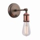 50850-001 Aged Pewter & Copper Wall Lamp