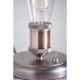 50859-001 Aged Pewter & Copper Table Lamp