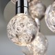 50863-001 LED Polished Chrome with Globe 5 Light Ceiling Lamp 50863-001 LED Polished Chrome with Globe 5 Light Ceiling Lamp