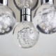 50863-001 LED Polished Chrome with Globe 5 Light Ceiling Lamp 50863-001 LED Polished Chrome with Globe 5 Light Ceiling Lamp