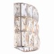 50911-001 Chrome Wall Lamp with Crystal
