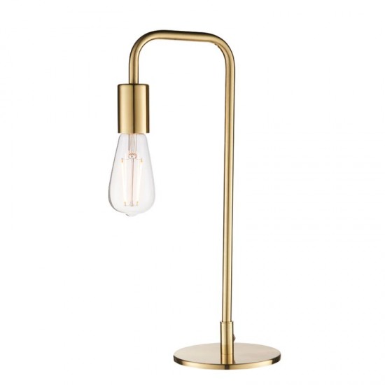 50976-001 Brushed Brass Table Lamp