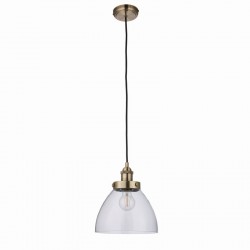 50978-001 Antique Brass Pendant with Clear Glass 50978-001 Antique Brass Pendant with Clear Glass