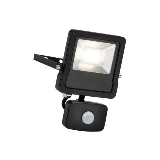 54794-001 Outdoor LED Black Floodlight with Sensor 20W