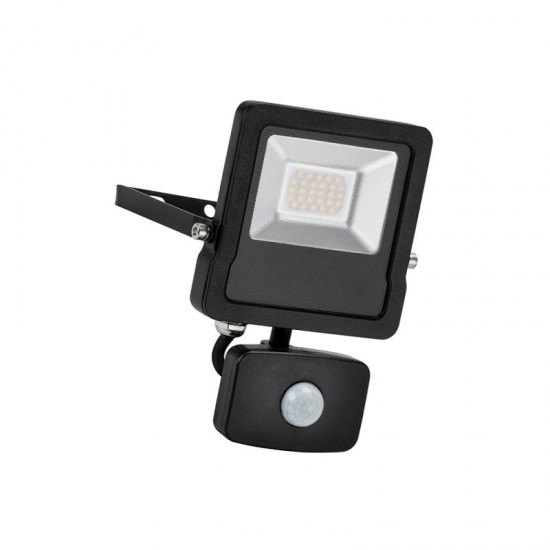 54794-001 Outdoor LED Black Floodlight with Sensor 20W