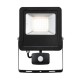 54798-001 Outdoor Black LED Floodlight with Sensor 50W