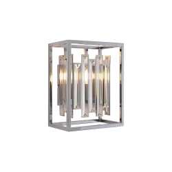 59251-001 Polished Chrome Wall Lamp with rystal 59251-001 Polished Chrome Wall Lamp with rystal