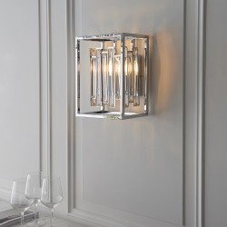 59251-001 Polished Chrome Wall Lamp with rystal 59251-001 Polished Chrome Wall Lamp with rystal