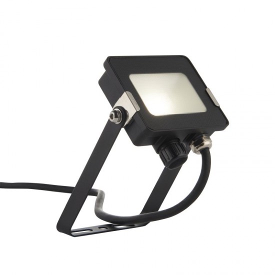 7715-001 Outdoor Black LED Floodlight 10W