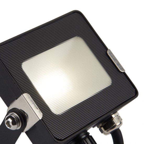 7715-001 Outdoor Black LED Floodlight 10W