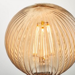 E27 Amber Ribbed Big Globe Bulb E27 Amber Ribbed Big Globe Bulb