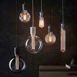 E27 Clear Ribbed Pear Shape Bulb E27 Clear Ribbed Pear Shape Bulb