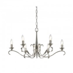 51209-001 Polished Nickel 6 Light Centre Fitting