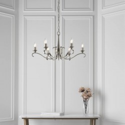 51209-001 Polished Nickel 6 Light Centre Fitting