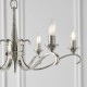 51209-001 Polished Nickel 6 Light Centre Fitting