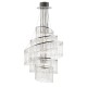 459-001 Crystal with Chrome 24 Light Chandelier
