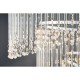 459-001 Crystal with Chrome 24 Light Chandelier