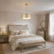 67316-001 Gold 3 Light Pendant with White Diffuser