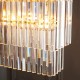 78664-001 Brushed Aged Brass 4 Light over Island Fitting with Crystal