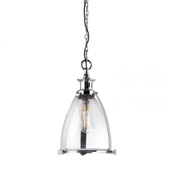 19064-001 Polished Nickel Lantern Pendant