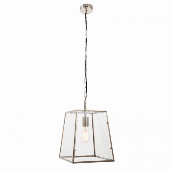 50809-001 Bright Nickel Lantern Pendant