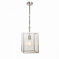 50811-001 Bright Nickel Lantern Pendant