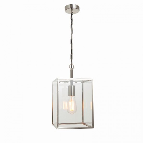 50811-001 Bright Nickel Lantern Pendant