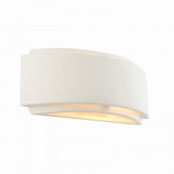 50929-001 White Ceramic Up & Down Wall Lamp