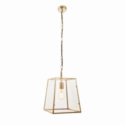 62408-001 Matt Antique Brass Lantern Pendant
