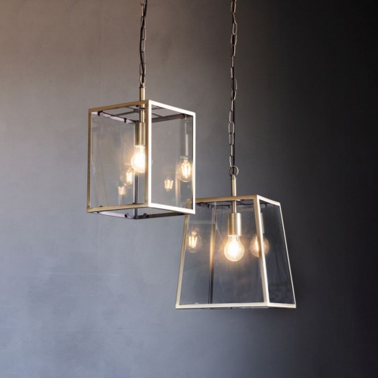 62408-001 Matt Antique Brass Lantern Pendant