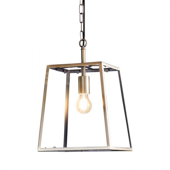 62408-001 Matt Antique Brass Lantern Pendant
