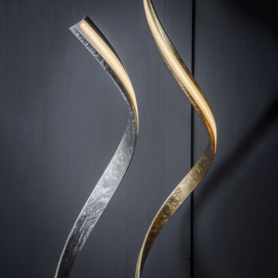 62414-001 Gold Leaf LED Floor Lamp 1250lm