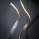 62414-001 Gold Leaf LED Floor Lamp 1250lm