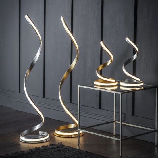62414-001 Gold Leaf LED Floor Lamp 1250lm